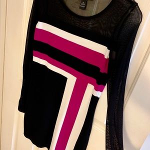 INC dress in modern pattern